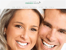 Tablet Screenshot of kingstoncreeksidedental.com